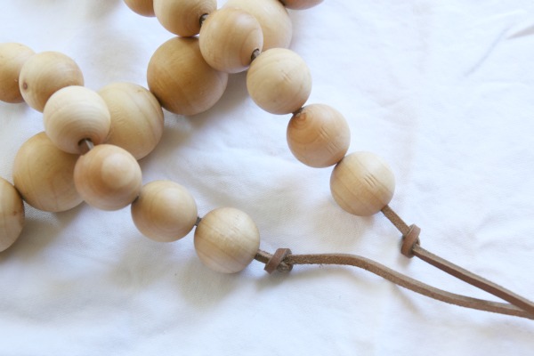 wood bead strand 8