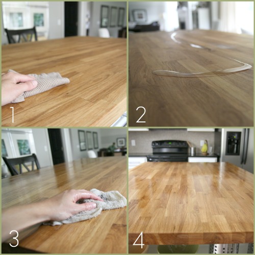 House Tweaking, How To Seal A Stained Butcher Block Countertop