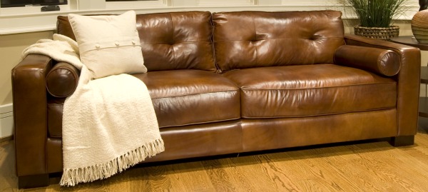House Tweaking, Oversized Leather Sectional Sofa