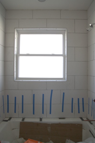 House Tweaking, Tiles Around Bathroom Window